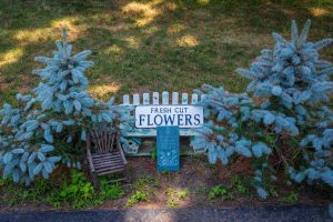 Small flowers sign
